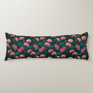 Carnation Print Condo Decor Botanical Floor Body Cushion