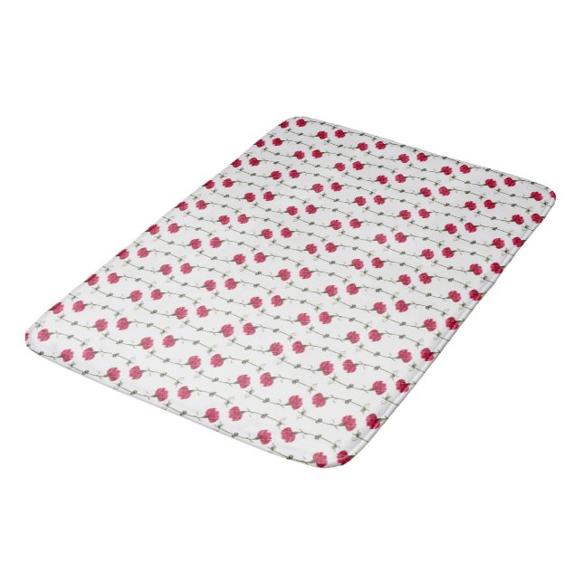 Carnation Rotation Bath Mat (Angled)