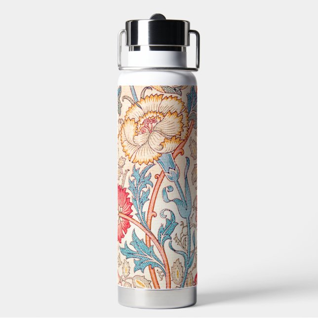 Carnation, William Morris Water Bottle (Back)