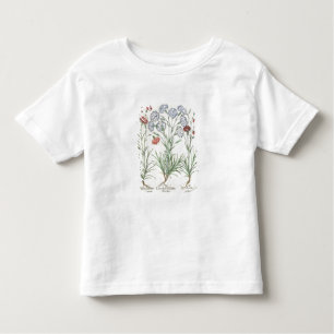 Carnations: 1.Caryophyllus multiplex flore albo; 2 Toddler T-Shirt