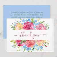 Carnations & Forget Me Nots Wedding