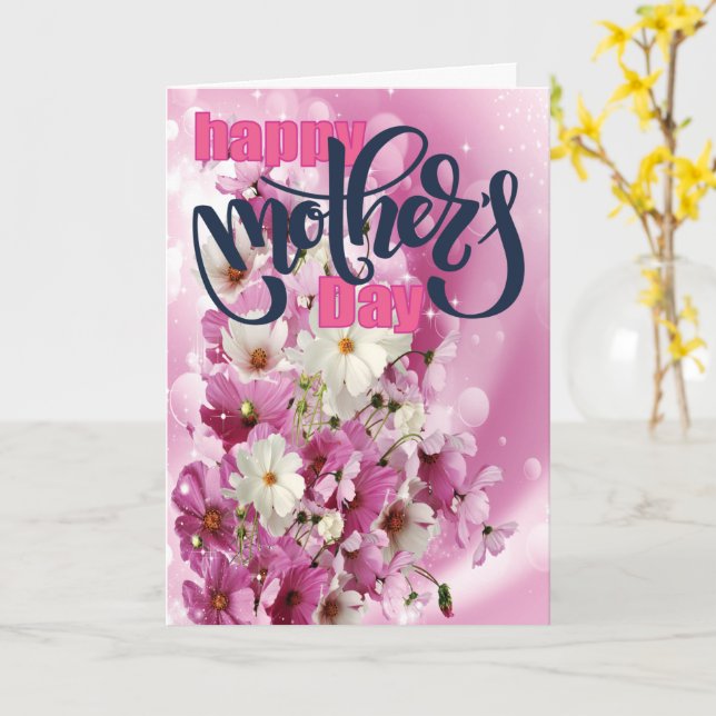 Carnations | HAPPY MOTHER'S DAY Card (Yellow Flower)