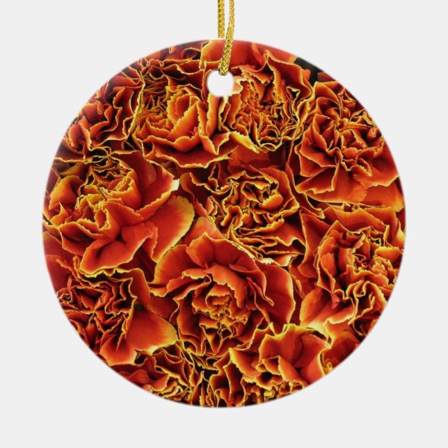Carnations Ornament (Front)