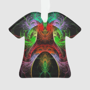 Carnaval Abstract Art Acrylic Shirt Ornament