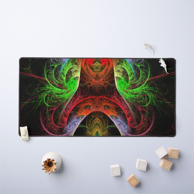 Carnaval Abstract Art Desk Mat (Kids Table)