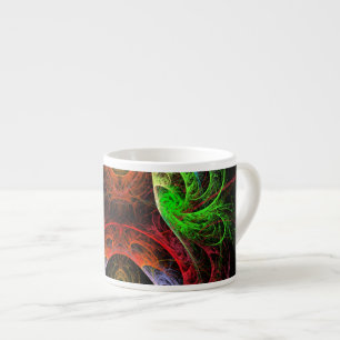 Carnaval Abstract Art Espresso Mug
