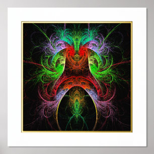 Carnaval Abstract Art Foil Prints