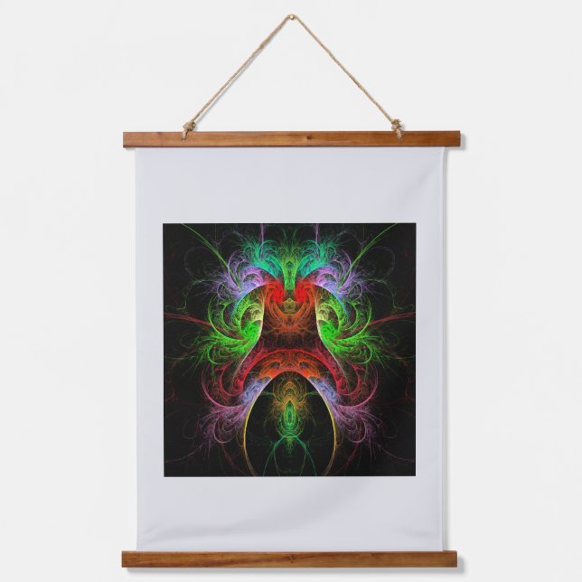 Carnaval Abstract Art Hanging Tapestry (Front)
