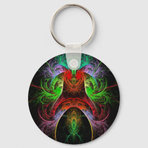 Carnaval Abstract Art Keychain