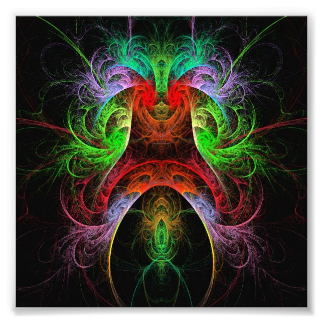 Carnaval Abstract Art Photo Print (Front)