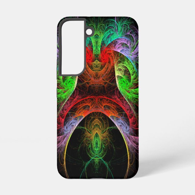 Carnaval Abstract Art Samsung Galaxy S22 Case (Back)