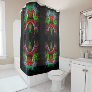 Carnaval Abstract Art Shower Curtain