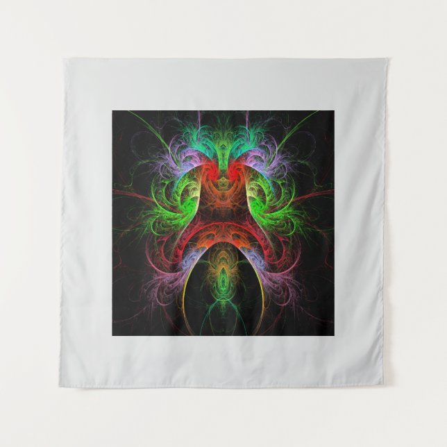 Carnaval Abstract Art Tapestry (Front)