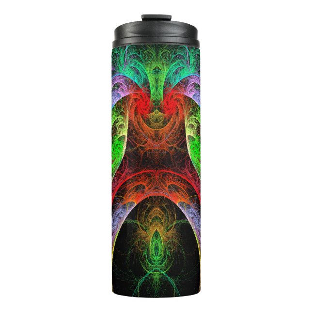 Carnaval Abstract Art Thermal Tumbler (Front)
