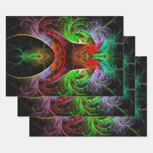 Carnaval Abstract Art Wrapping Paper Sheet