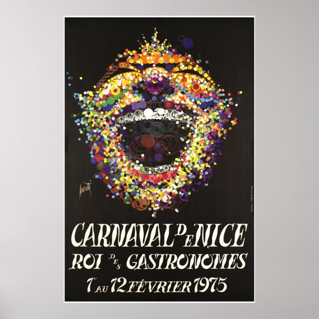 Carnaval de Nice, Roi des gastronomes, Poster (Front)