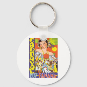 Carnaval in Panama Key Ring