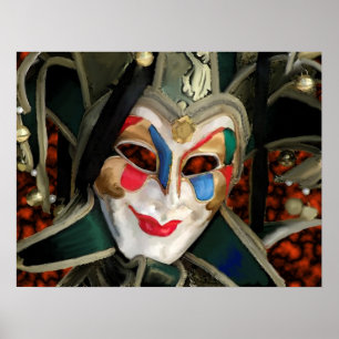 Carnaval Mask Poster