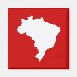 Carnaval Red Festive Brazil at Emporio Moffa Magnet