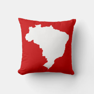 Carnaval Red Festive Brazil Cushion