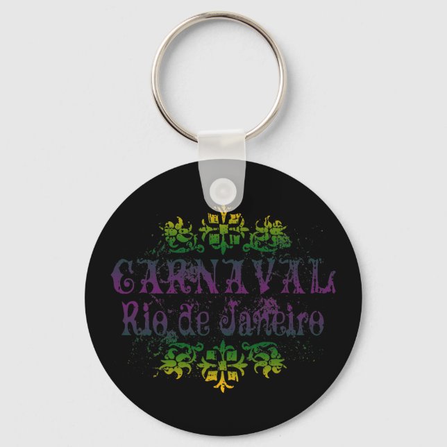 Carnaval Rio de Janeiro Key Ring (Front)