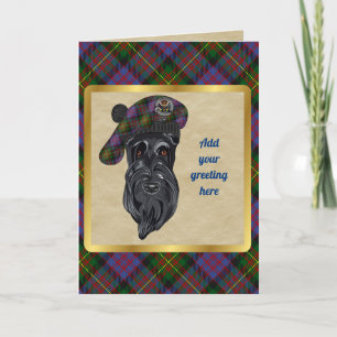 Carnegie Badge & Tartan Personalized Card