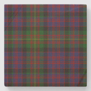 Carnegie Clan Tartan Plaid Stone Coaster