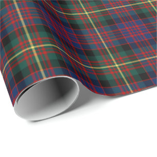 Carnegie Clan Tartan Wrapping Paper