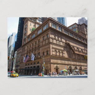 Carnegie Hall in New York City Postcard