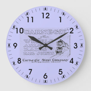 Carnegie Steel for Wheels,Rails and Rail Joints Large Clock