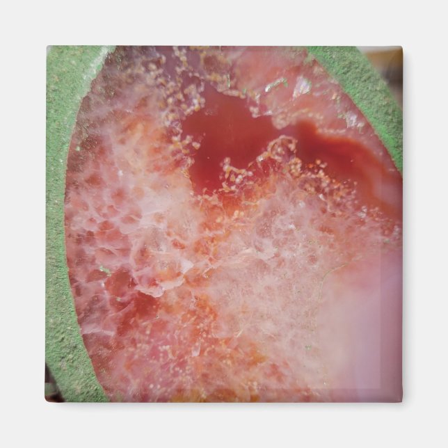 Carnelian in Agate Print Magnet (Front)