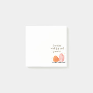 Carnelian & Rhodochrosite Affirmation Style 1 Post-it Notes