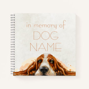 Carnet Dog Memorial  Notebook
