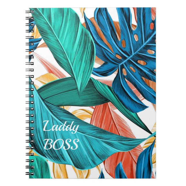 Carnet Laddy BOSS victorien de style Vintage Notebook (Front)