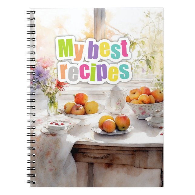 Carnet photo à spirale personnalisable  notebook (Front)