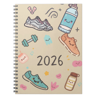 Carnet Sport 2026 – Agenda Sportif Mignon Notebook