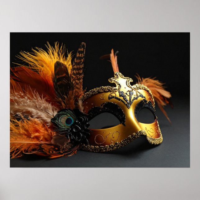carneval masks poster (Front)