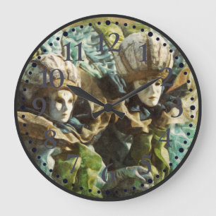 Carnevale di Venezia Italy Europe Art Wall Clock