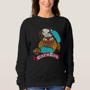 CarnEvil Horror Creepy Scary Halloween Clown Sweatshirt