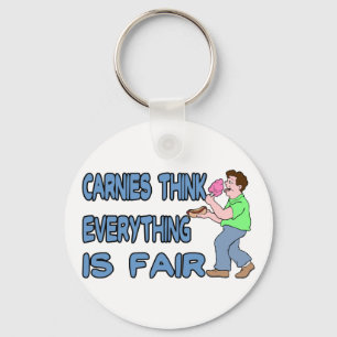 Carnies Think Key Ring