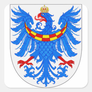 Carniola Coat of arms Square Sticker