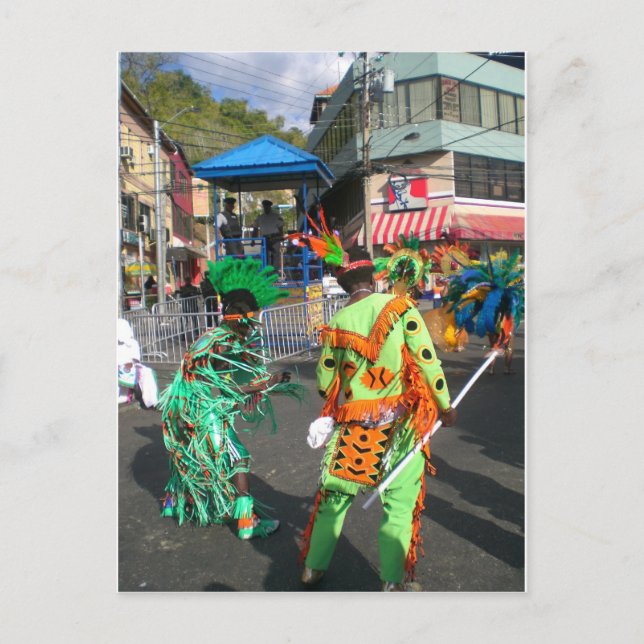 Carnival 2010 in Trinidad Postcard (Front)