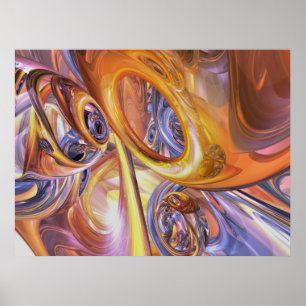 Carnival Abstract Poster