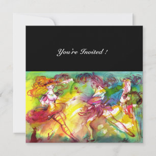 CARNIVAL BALLET / Venetian Masquerade, Dance Music Invitation