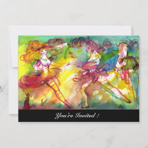 CARNIVAL BALLET / Venetian Masquerade, Dance Music Invitation