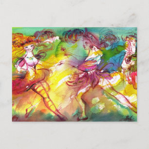 CARNIVAL BALLET / Venetian Masquerade,Dance,Music Postcard