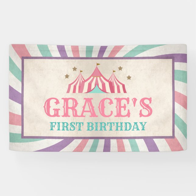 Carnival Banner, Carnival Circus Banner (Horizontal)