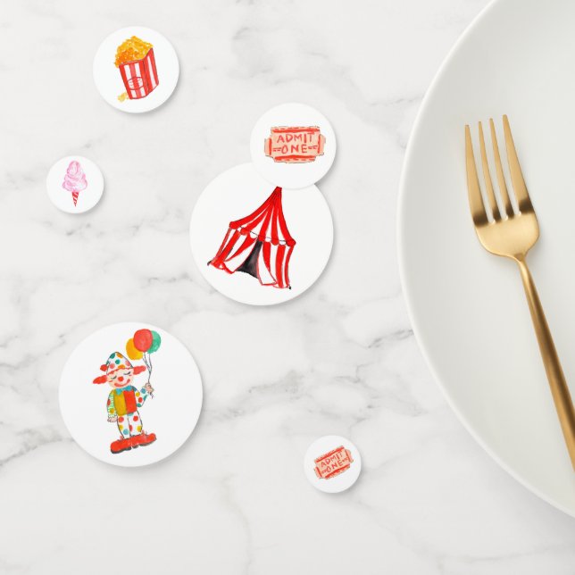 Carnival birthday party confetti (Group)