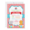 Carnival Birthday Party Invitations Circus