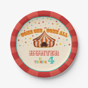 Carnival Birthday Plate